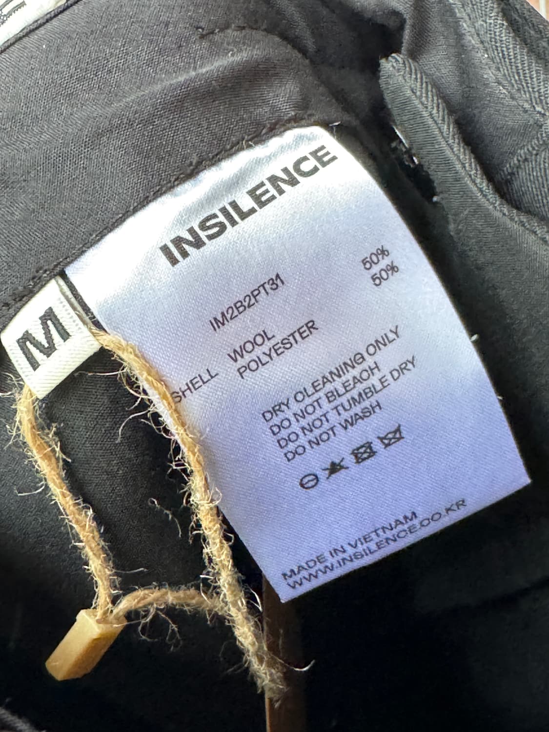 인사일런스 벨티드 투턱 부츠컷 슬랙스 31 상품이미지5