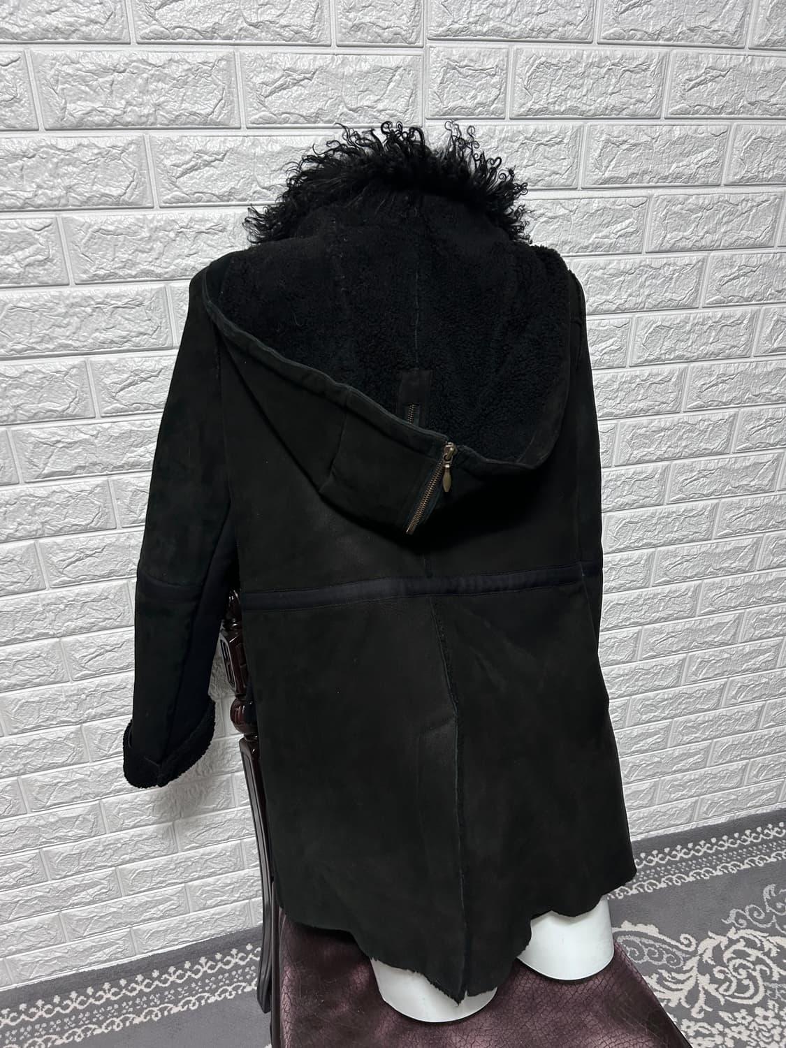 VanessaBruno N2B 후디드 시어링 자켓 상품이미지5