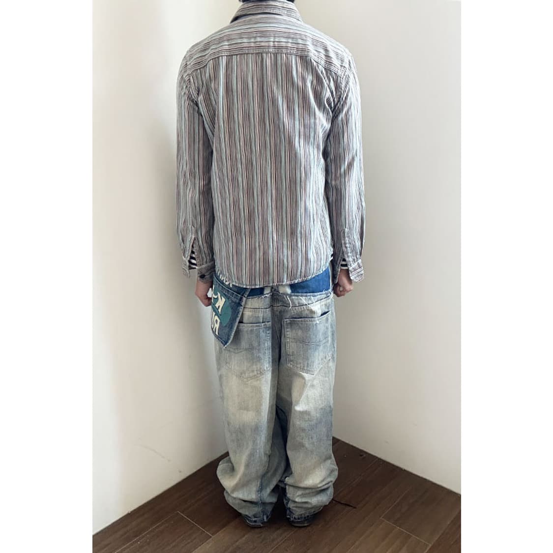 Stripe Shirt Jacket 상품이미지3