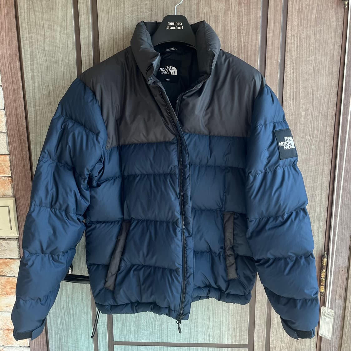 (L)노스페이스 1992 눕시 EX 패딩 잉크블랙 네이비 상품이미지2