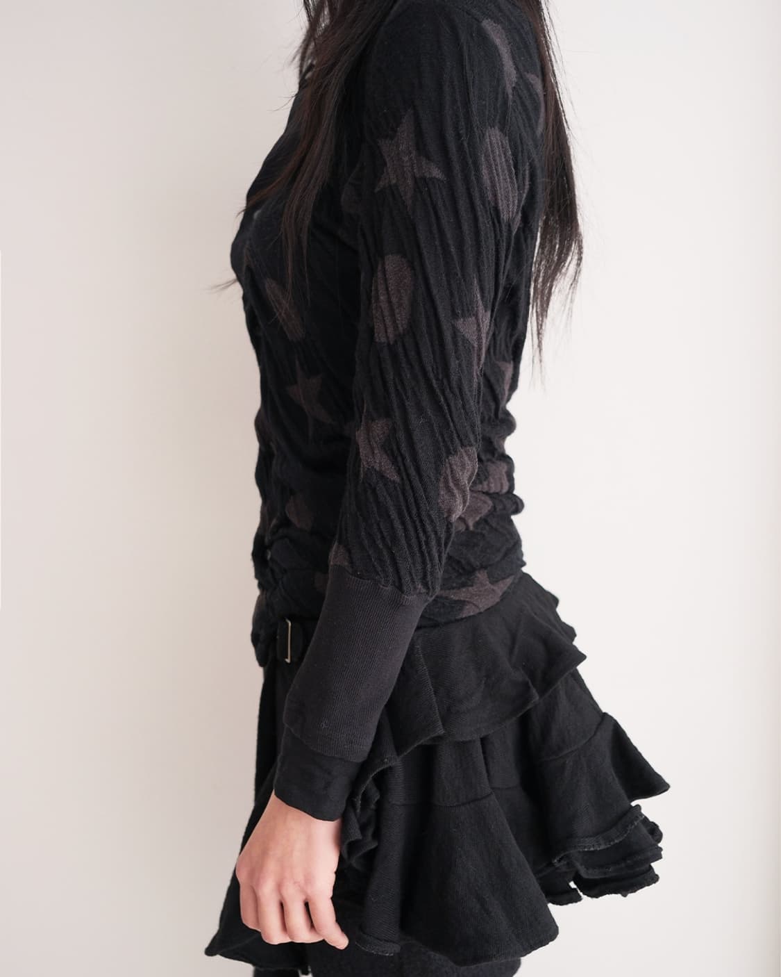 Wrinkled star & dot cardigan  상품이미지4