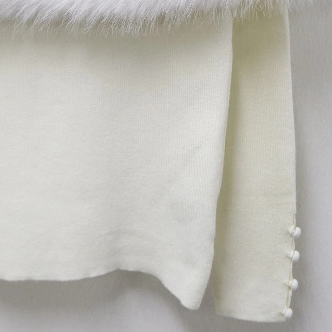 CLEAR 히메갸루 퍼 포인트 오프숄더 니트 63549 상품이미지5