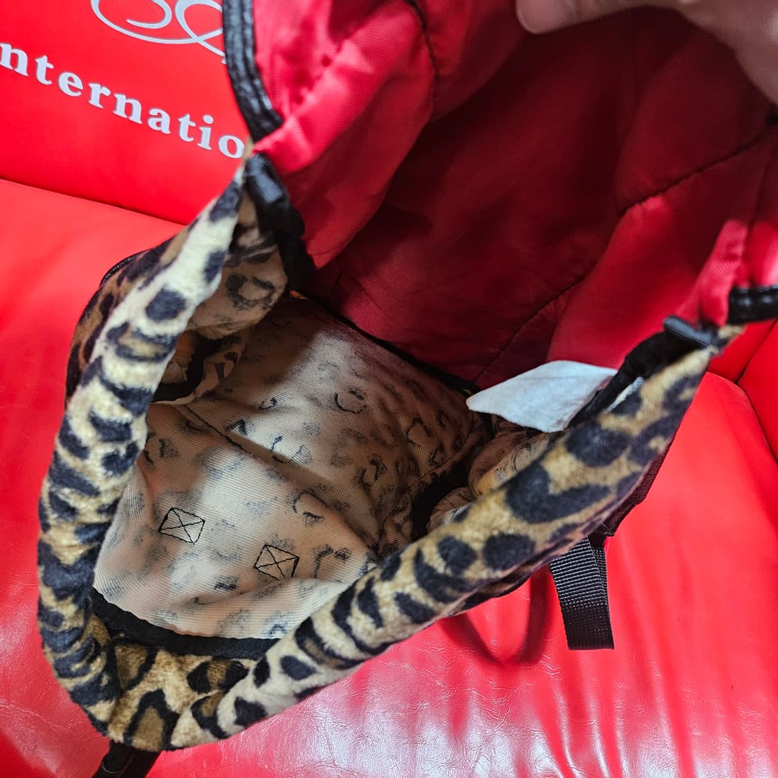 잔스포츠 레오파드 Y2k 호피 복조리 유니크 백팩 Free 상품이미지8