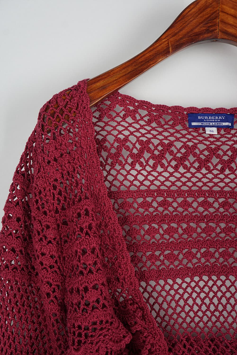  BURBERRY net knit crop cardigan 상품이미지2