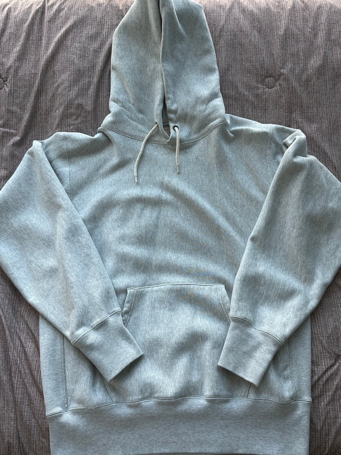 브론슨 리버스위브 후드티 그레이 XL 상품이미지1