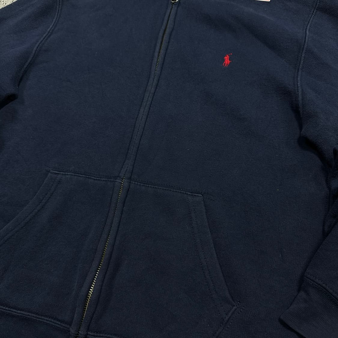 ✨ (바배) 폴로 랄프로렌 레드 포니 기모 후드 집업  상품이미지6