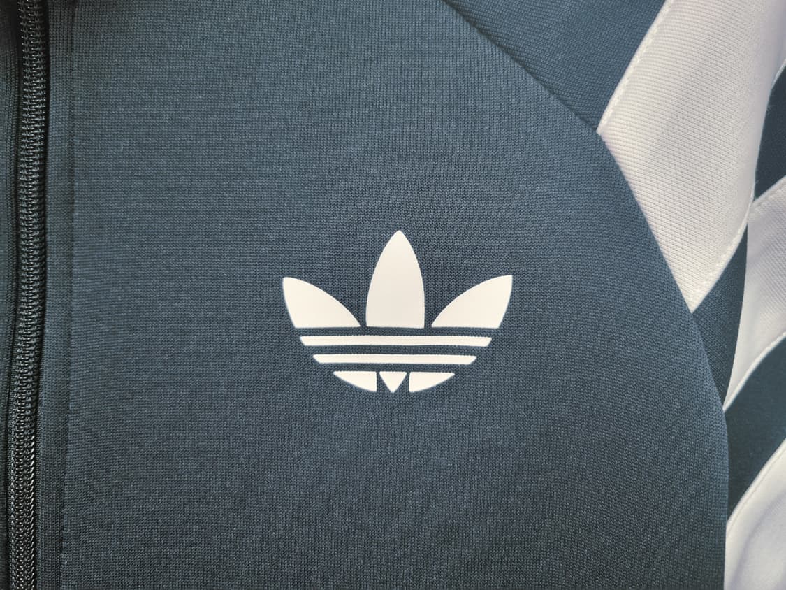 남성 레어 아디다스 불꽃 트레포일 검정 블랙 트랙탑 져지 저지 트레이닝복 상품이미지5