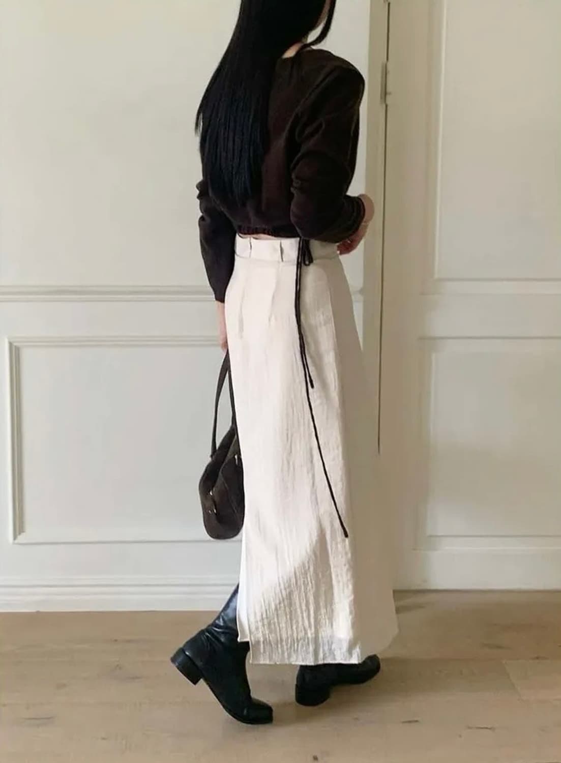 레이어드 롱스커트m 상품이미지4