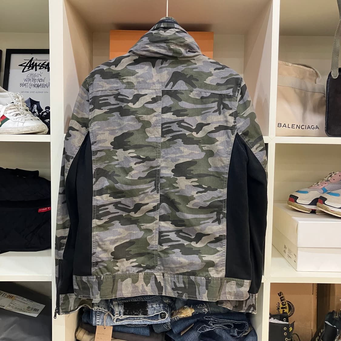 VTG 카모플라쥬 밀리터리 필드 자켓 XL 상품이미지3