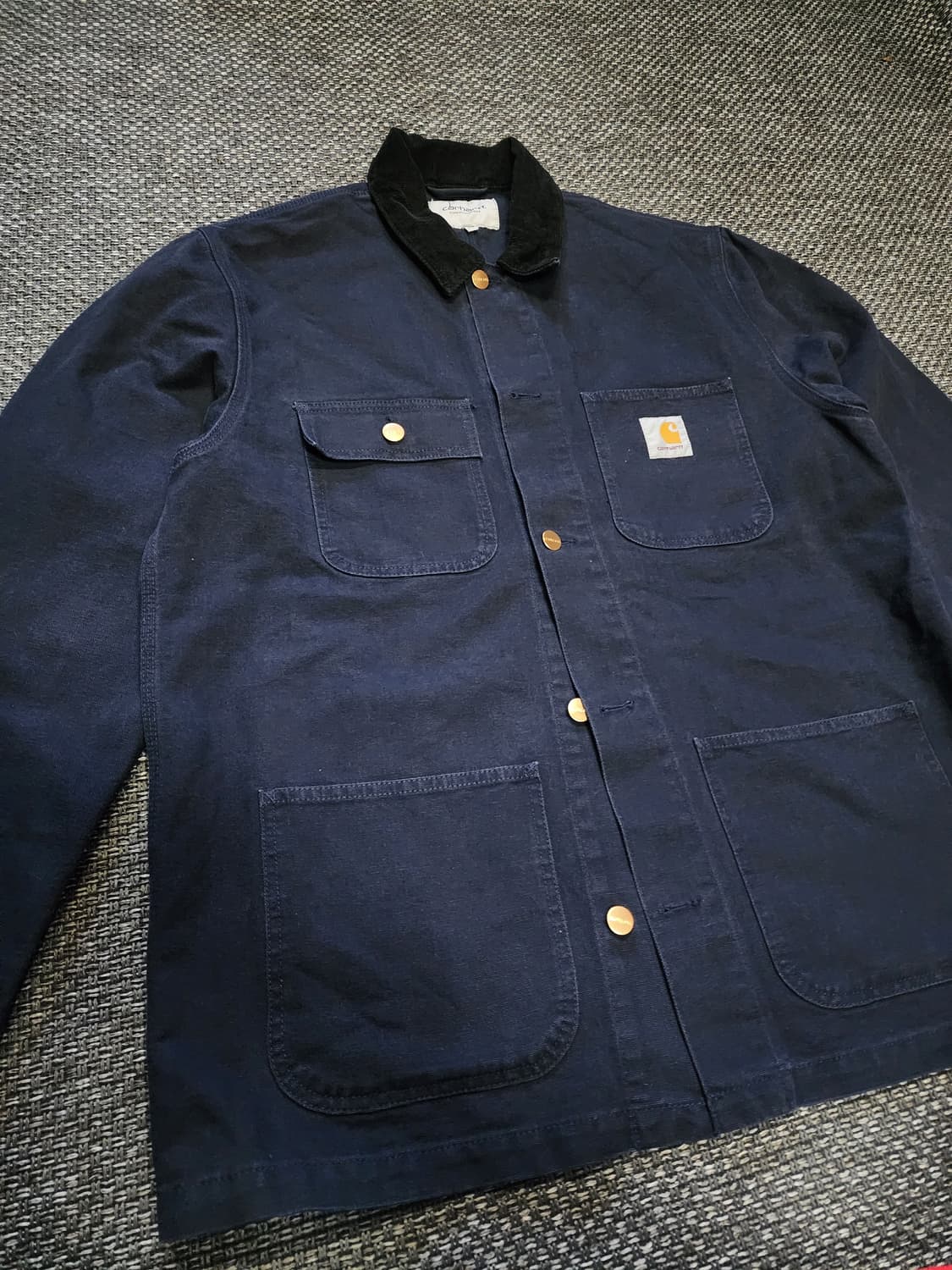 칼하트 미시건 초어코트 네이비 색상 XL사이즈 상품이미지5