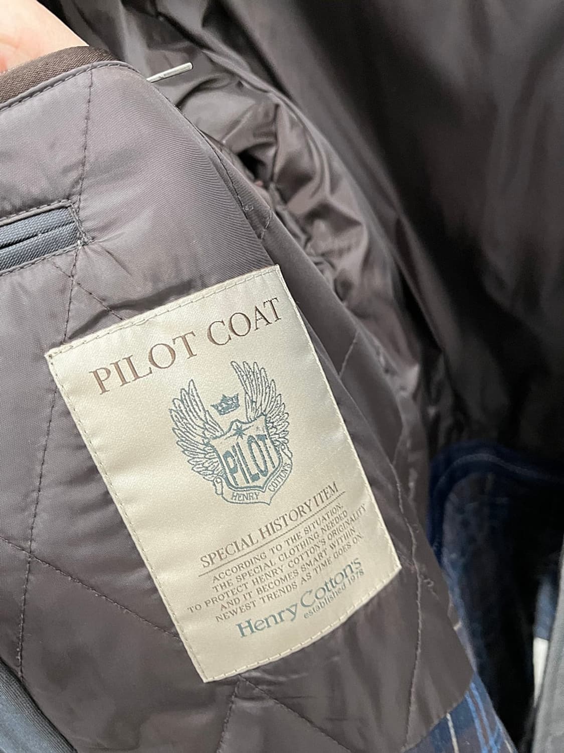 105) 헨리코튼 파일럿코트  상품이미지9