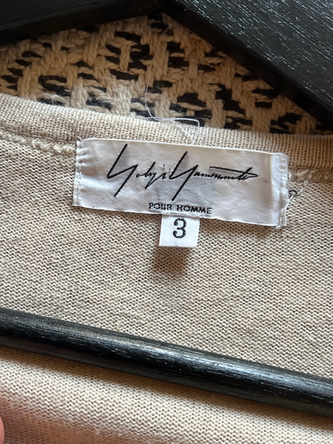 요지 야마모토 사선지퍼 가디건 상품이미지2