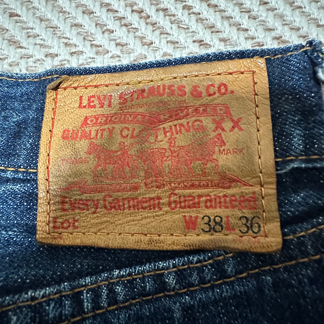 LEVI'S lvc japan 90's selvedge jeans 상품이미지3