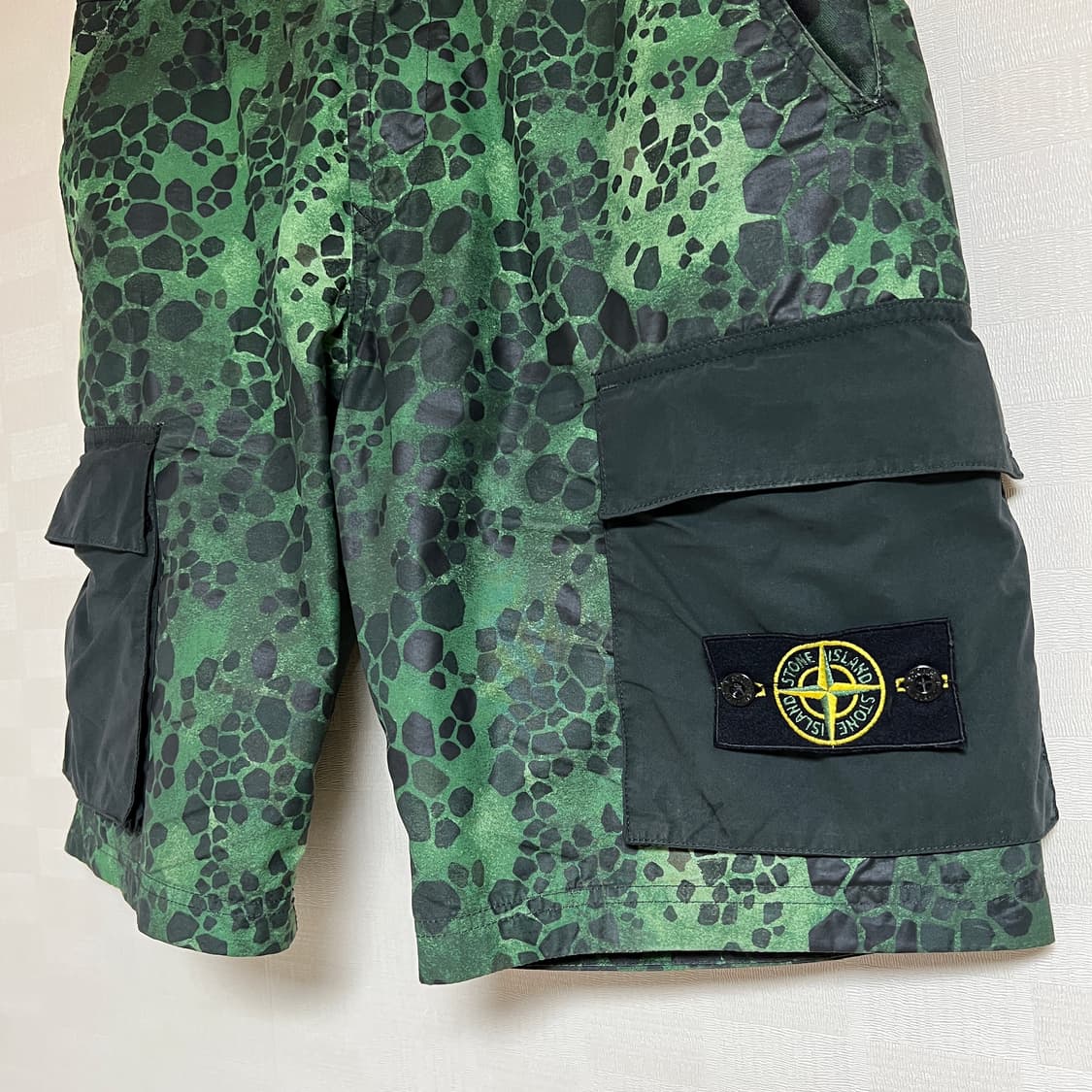 스톤아일랜드 18SS 엘리게이터 카모 반바지 쇼츠 상품이미지3