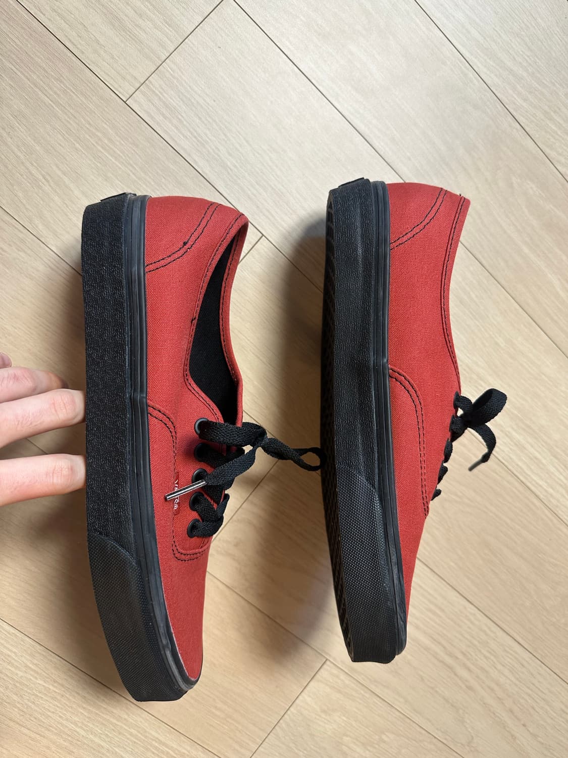 반스 어센틱 레드블랙 260 상품이미지3