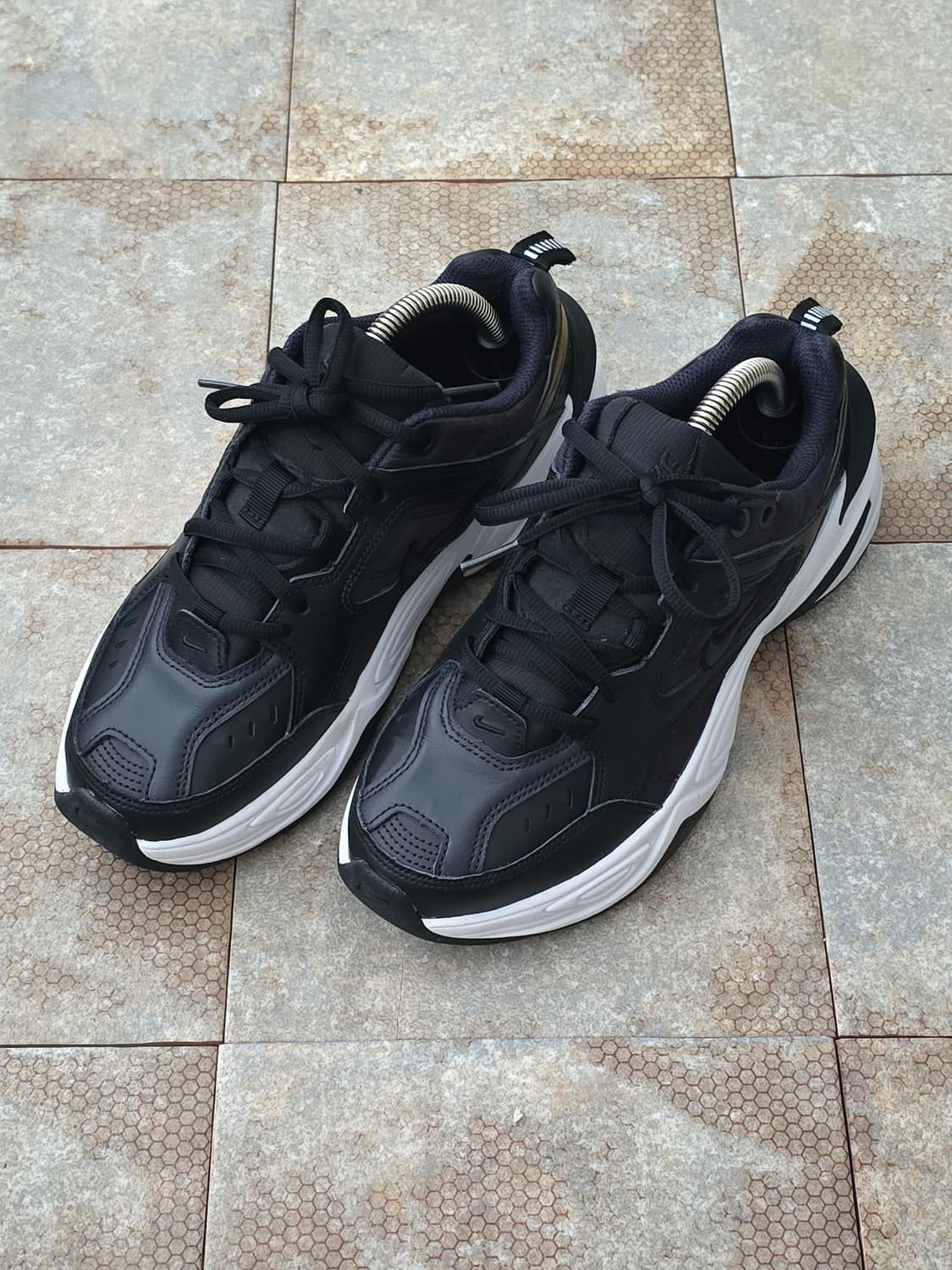 (235)나이키 m2k 테크노 블랙 오일 그레이 상품이미지1