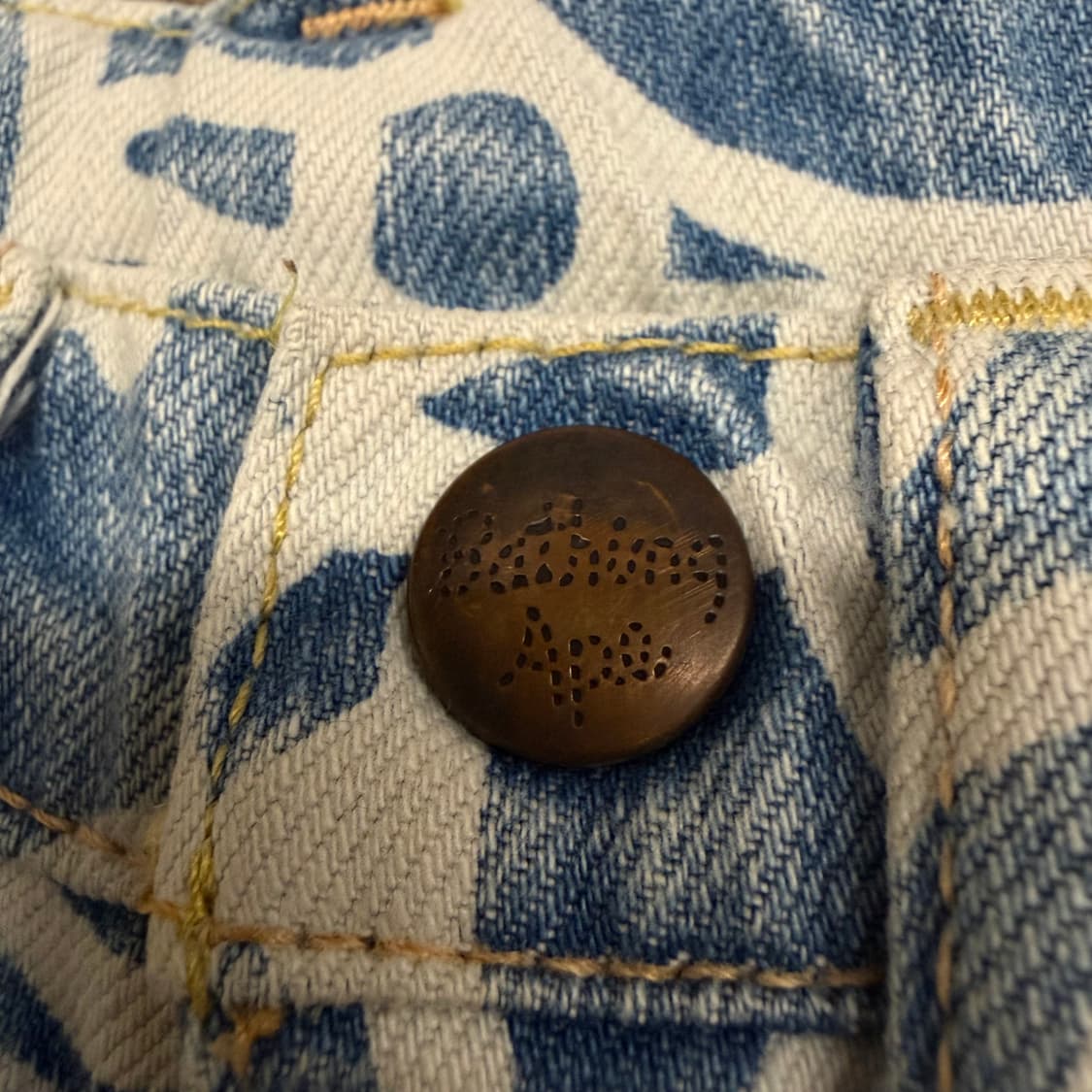 키즈 bape 베이프 마일로 데님 숏츠 반바지 90 상품이미지2