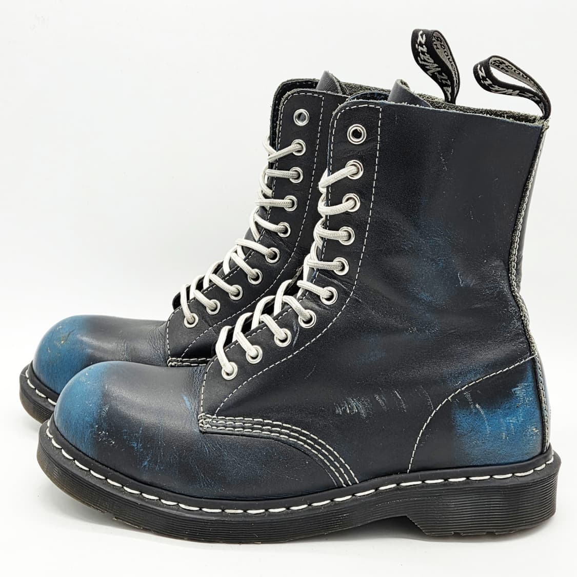 닥터마틴 1919 10홀 블루블랙 투톤 (8) 상품이미지1