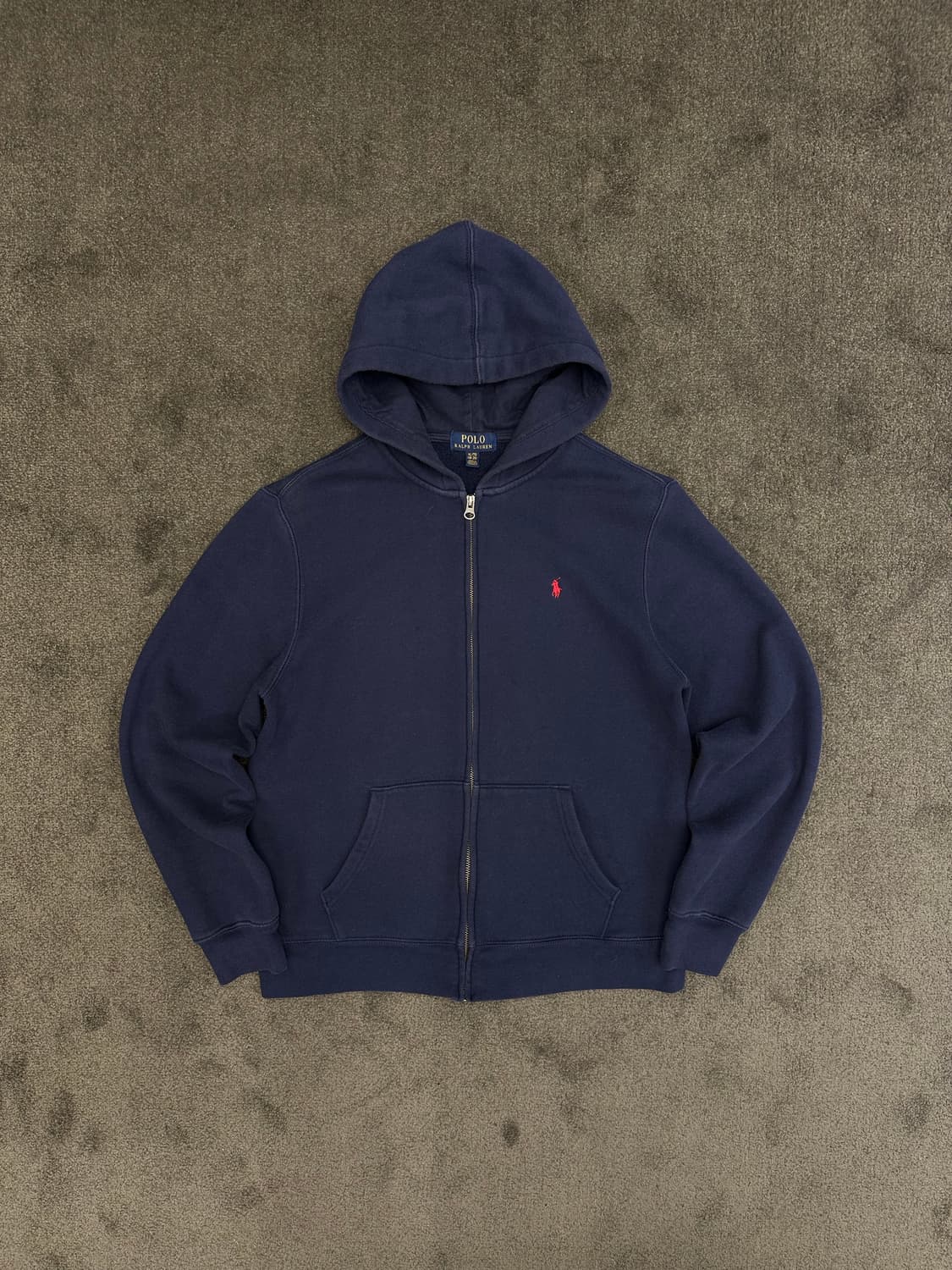 폴로 랄프로렌 네이비 후드집업 18-20XL  상품이미지1