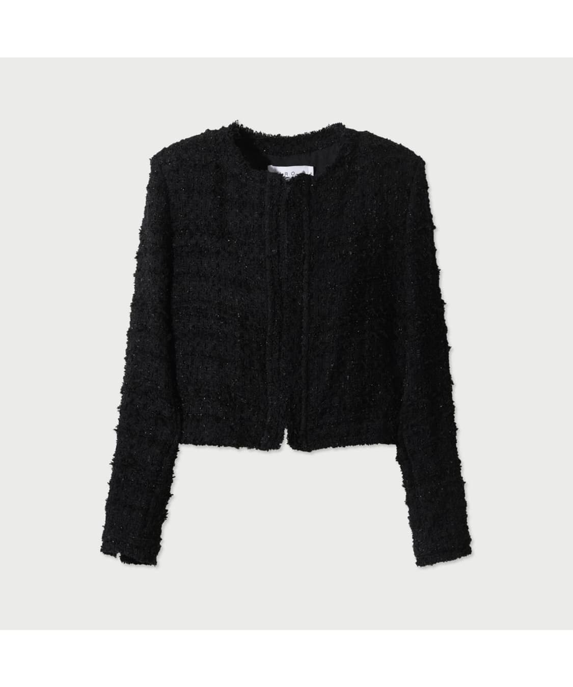 이로 2025 S/S 모아나 트위드 자켓 - 블랙34 상품이미지1