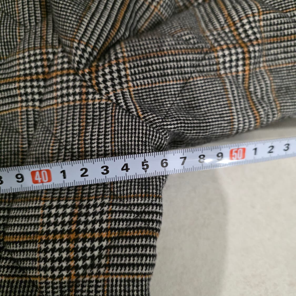 와이드앵글 여성 퀼팅 체크 자켓 55~55반 상품이미지10