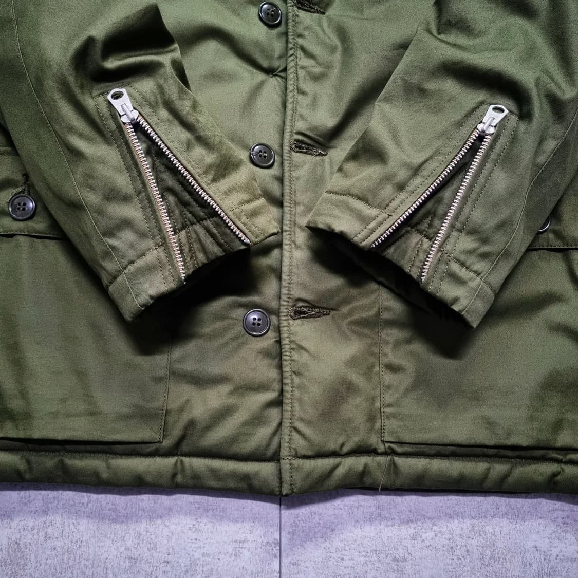 리얼맥코이 USN AL-1 플라이트 자켓 44sz [NEW] 상품이미지4