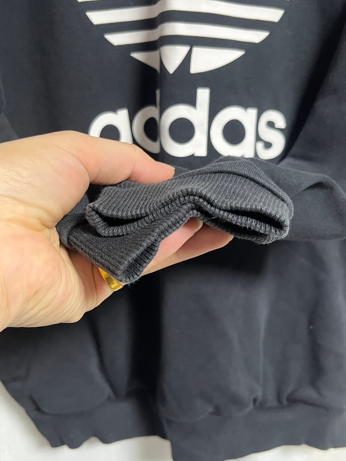 공용 아디다스 빅로고 트레포일 맨투맨 티셔츠 95 상품이미지2