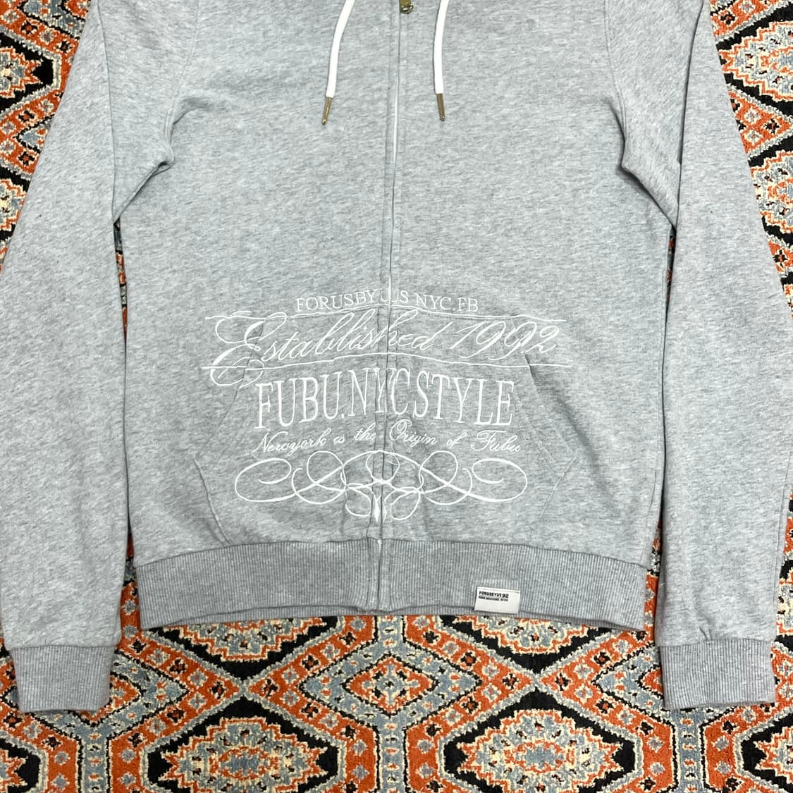 푸부더콜렉션 그레이 후드집업 여성M  상품이미지2