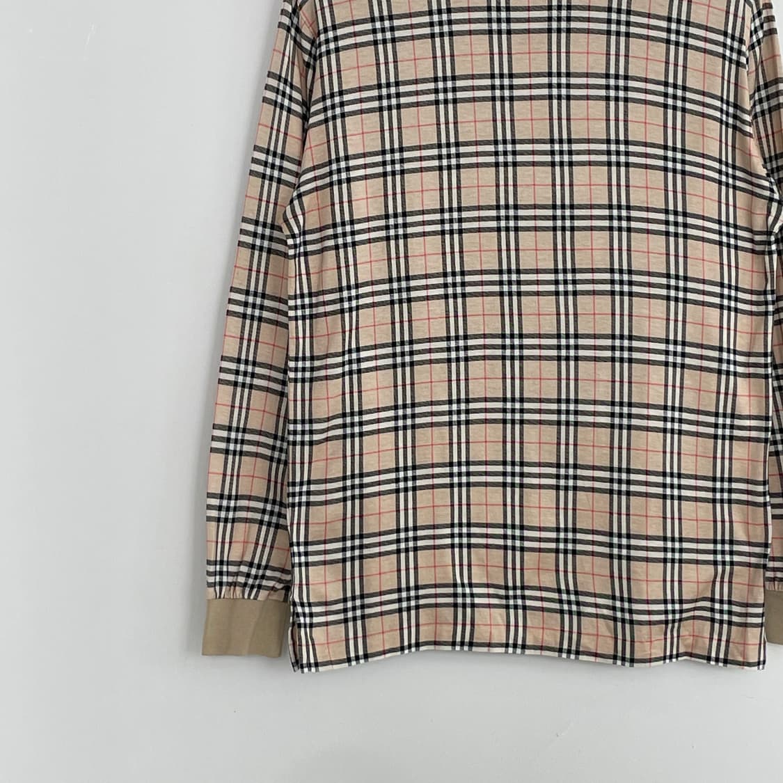 버버리 노바체크 긴팔 티셔츠 상품이미지7