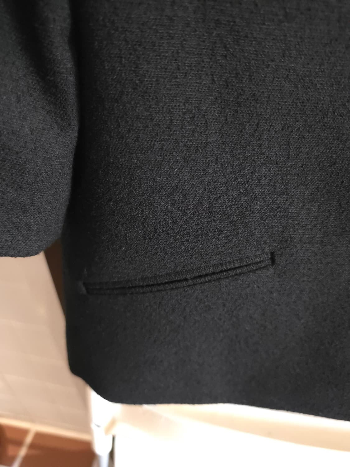 HAUSWOMEN 하우스우먼 블랙 반팔 자켓 상품이미지4