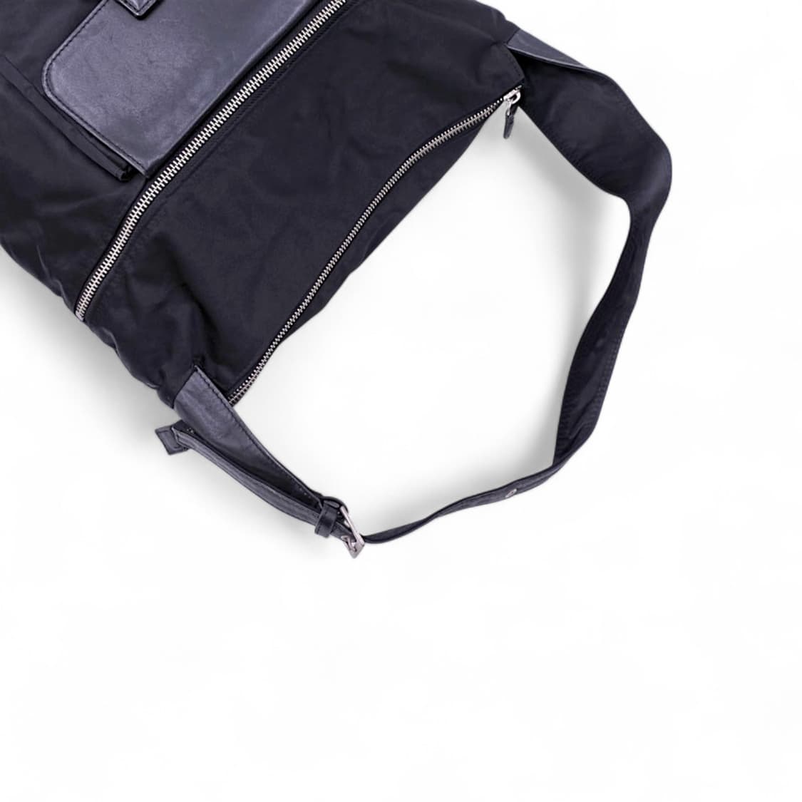 요지 야마모토 Ysaccs 나일론 가죽 토트백 상품이미지5