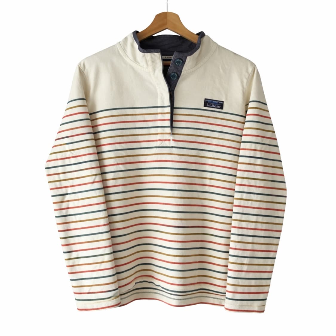 엘엘빈(LLbean) 헨리넥 스트라이프탑 상품이미지1