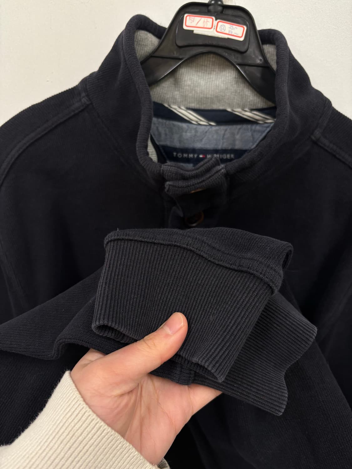 타미힐피거 울 니트 반집업L 상품이미지4