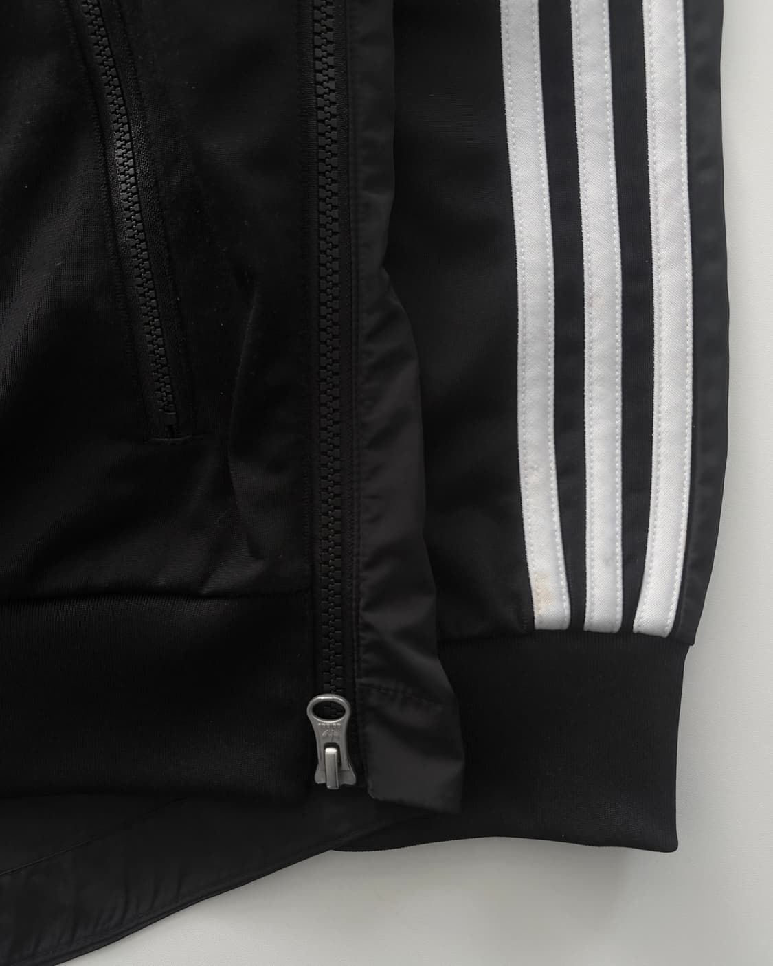 Adidas 아디다스 신형 블랙 사이드지퍼 스토퍼 바람막이 자켓 상품이미지6