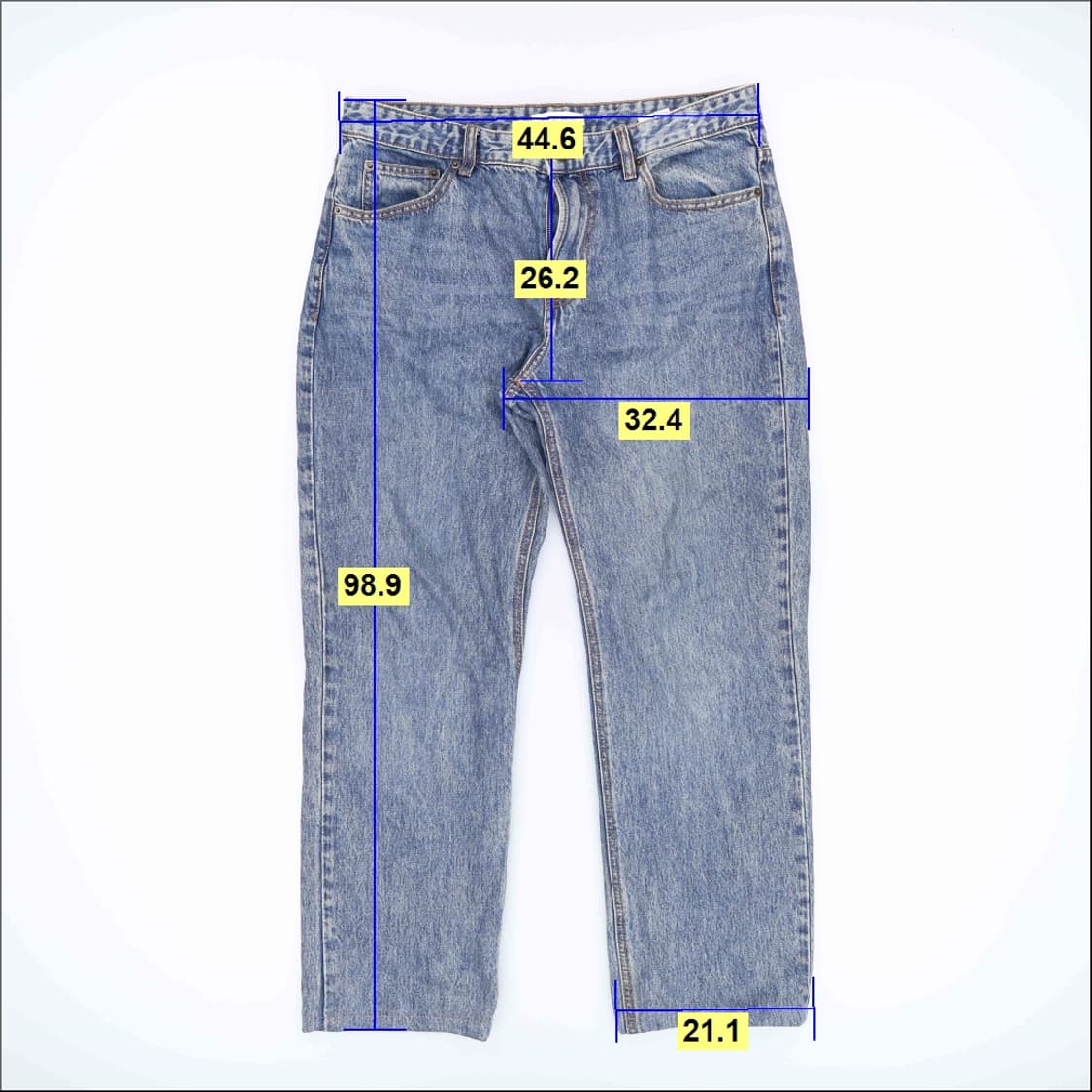 34 탑텐 릴랙스드 데님팬츠 0202H2 상품이미지7