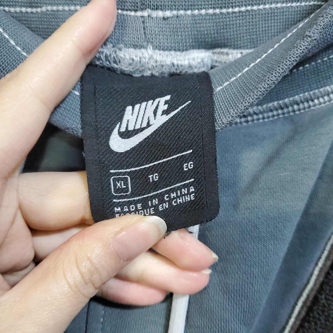 나이키 NSW 헤비스웨트 반바지 그레이  상품이미지4