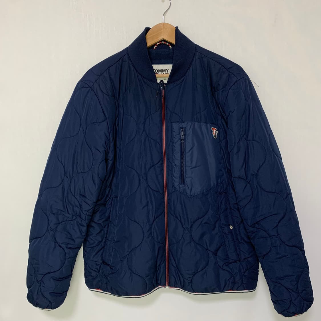 타미진스 타미힐피거 네이비 퀼팅 점퍼 L 남녀공용 상품이미지2