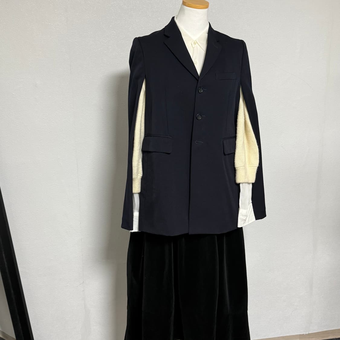 12ss 꼼데가르송 꼼데가르송 울 케이프자켓 s 상품이미지1