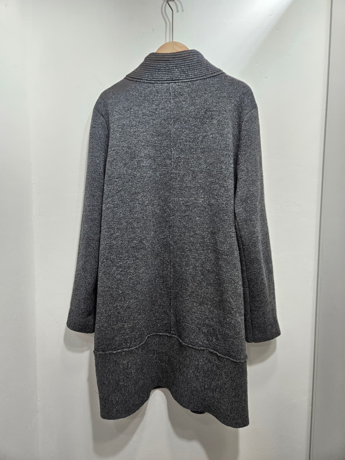 엠씨(emcee) 울혼방 니트 가디건 코트 상품이미지6