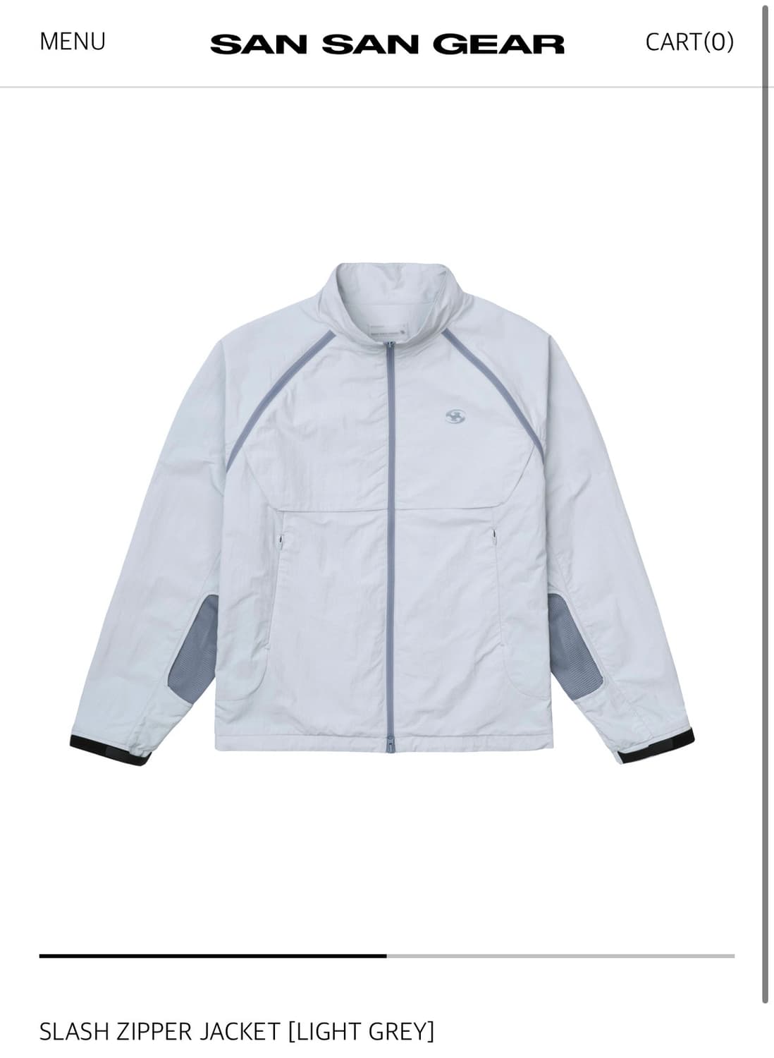 산산기어 바람막이 2사이즈 팝니다. 상품이미지2