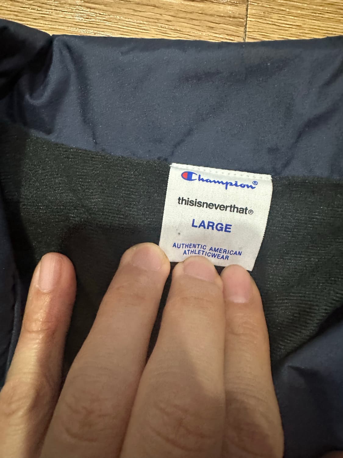 (새제품)챔피온x디네댓 코치자켓 L사이즈 상품이미지4