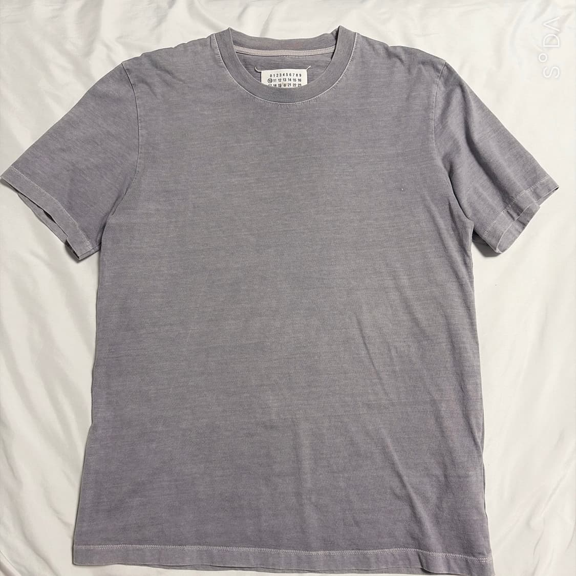 마르지엘라 그레이 백스티치 반팔 티셔츠 상품이미지1