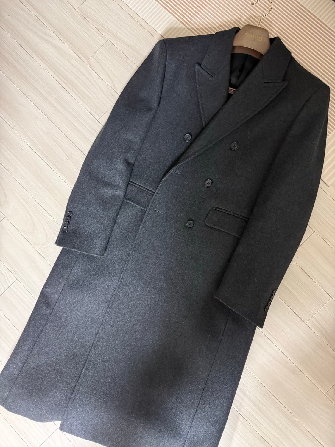 포커페이스 zcar 짜르 코트 차콜블랙 (48사이즈) 상품이미지2