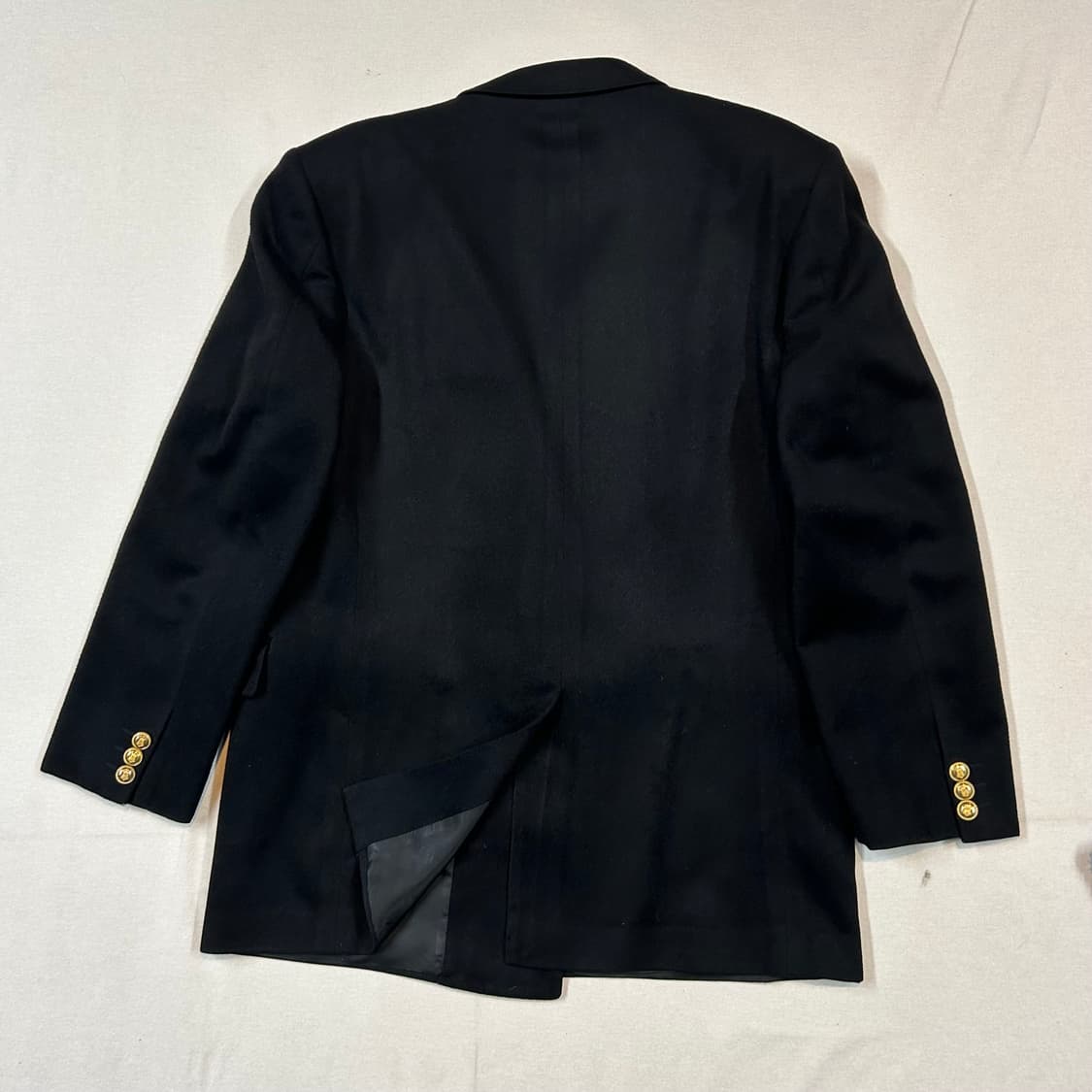 L) 아쿠아스큐텀 울 캐시미어 금장 버튼 블레이저 자켓 상품이미지6