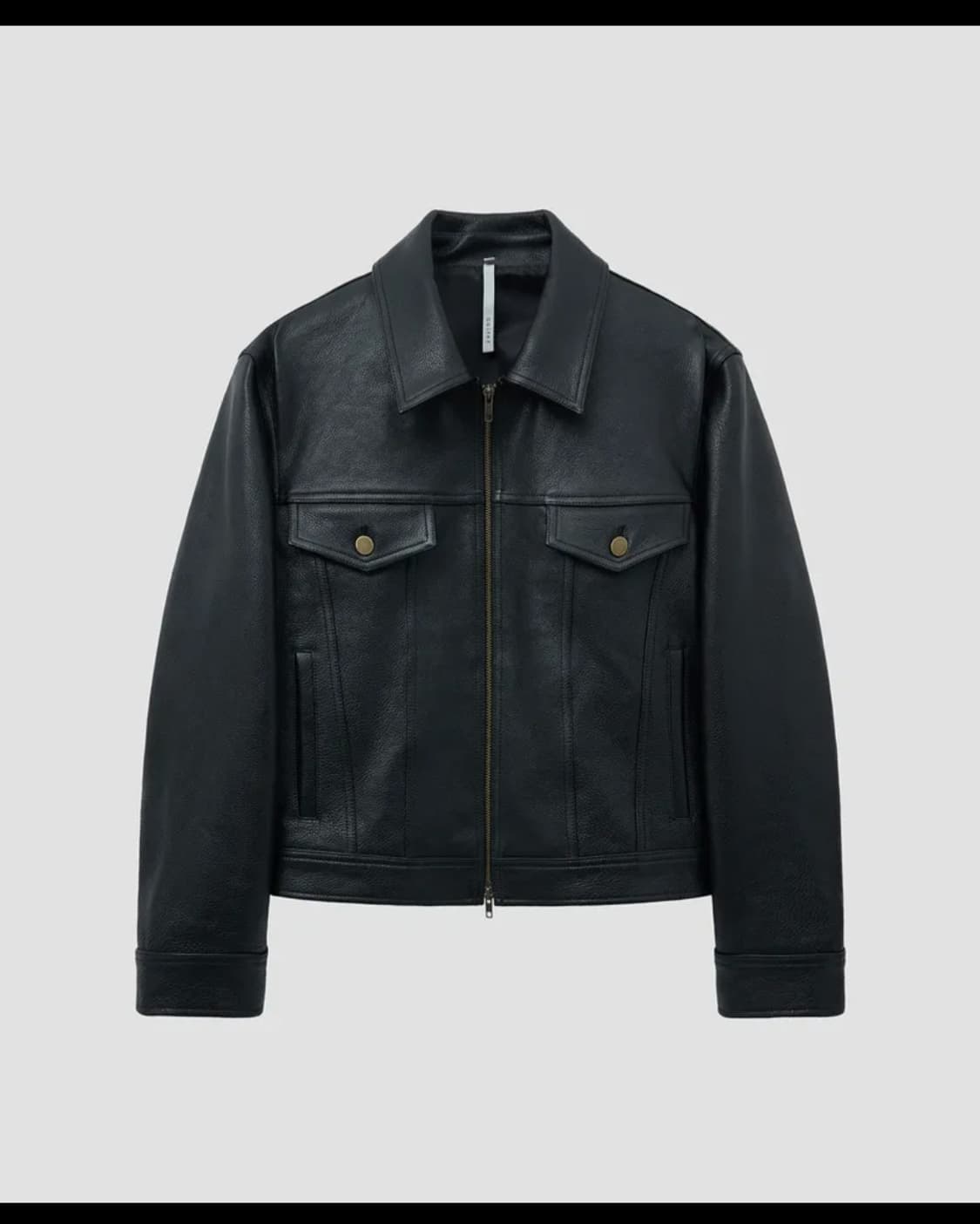 노이어 앤틱 카우 레더 트러커 자켓 50 상품이미지1