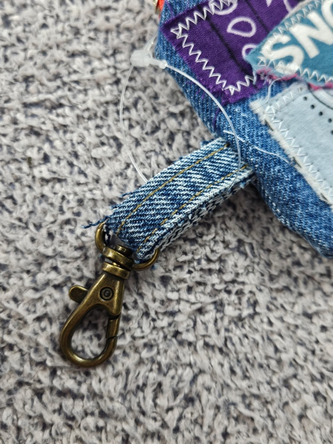 핸드메이드 리워크 커스텀 패치드 키링 월렛 ( 13X10 )/ 10731 상품이미지3