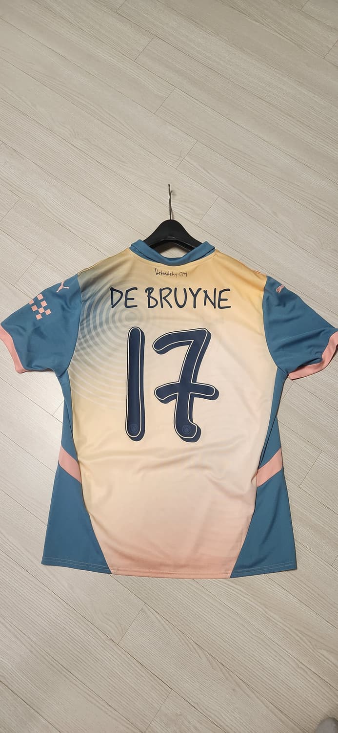 맨시티 오아시스 더브라위너 유니폼 XL-L 교환 상품이미지2