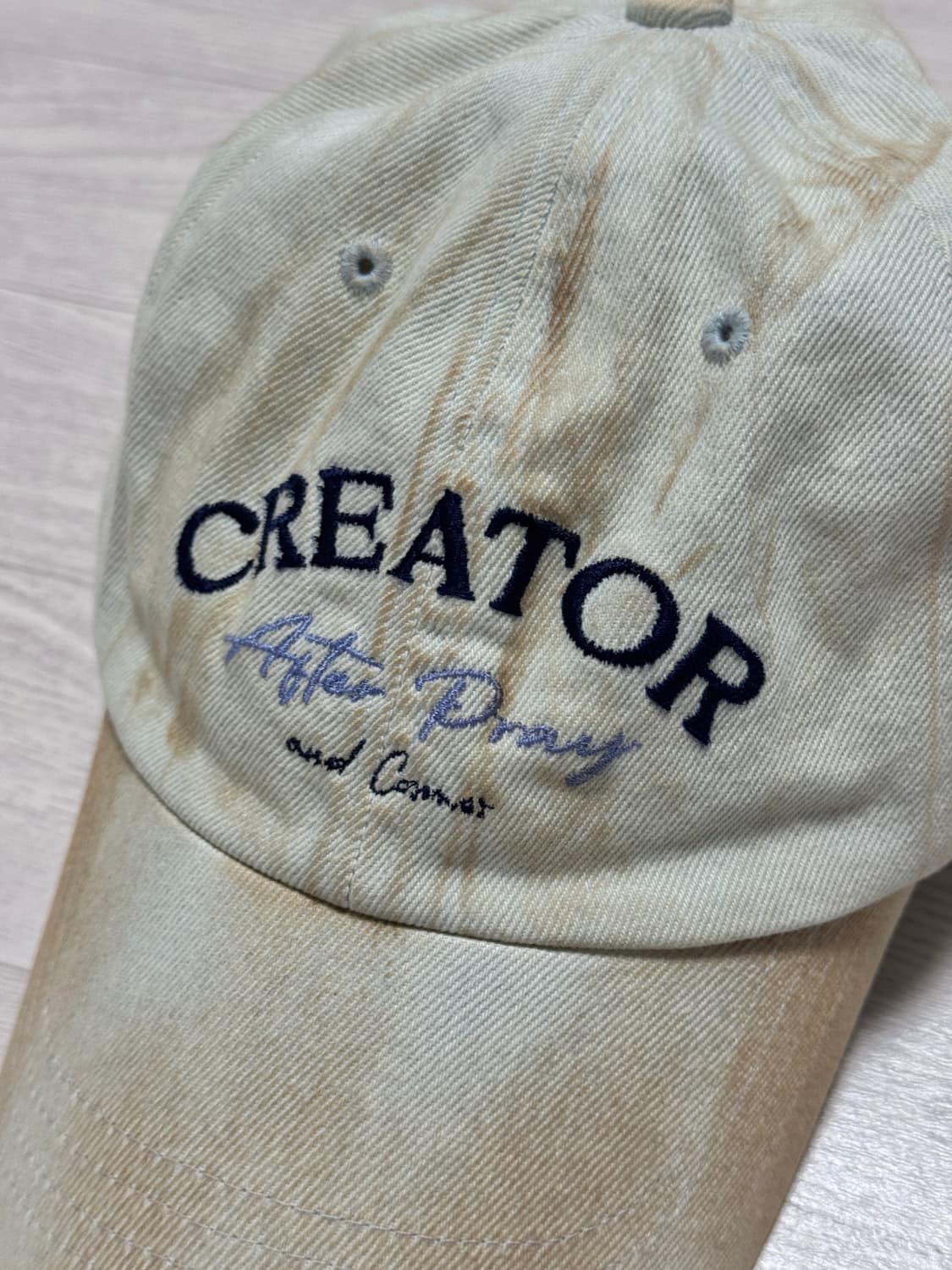 애프터프레이 프레센스 크리에이터 볼캡 워시드스카이 상품이미지3