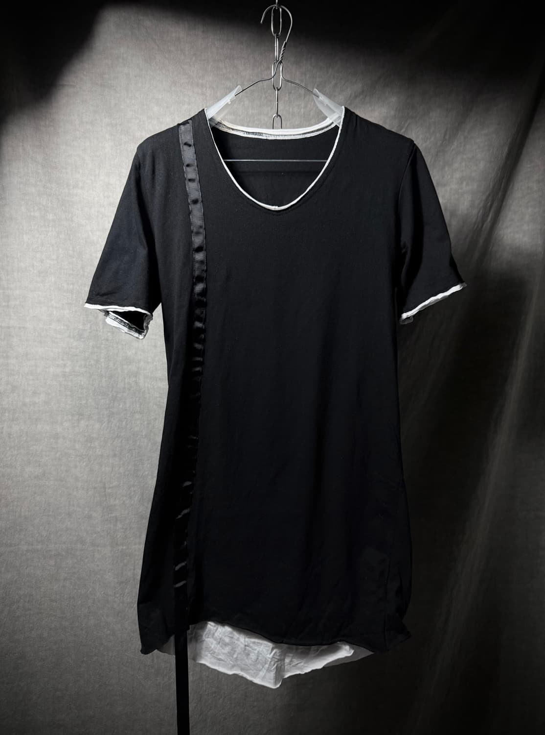 Catorce Back Zip Layered T Shirt 상품이미지3