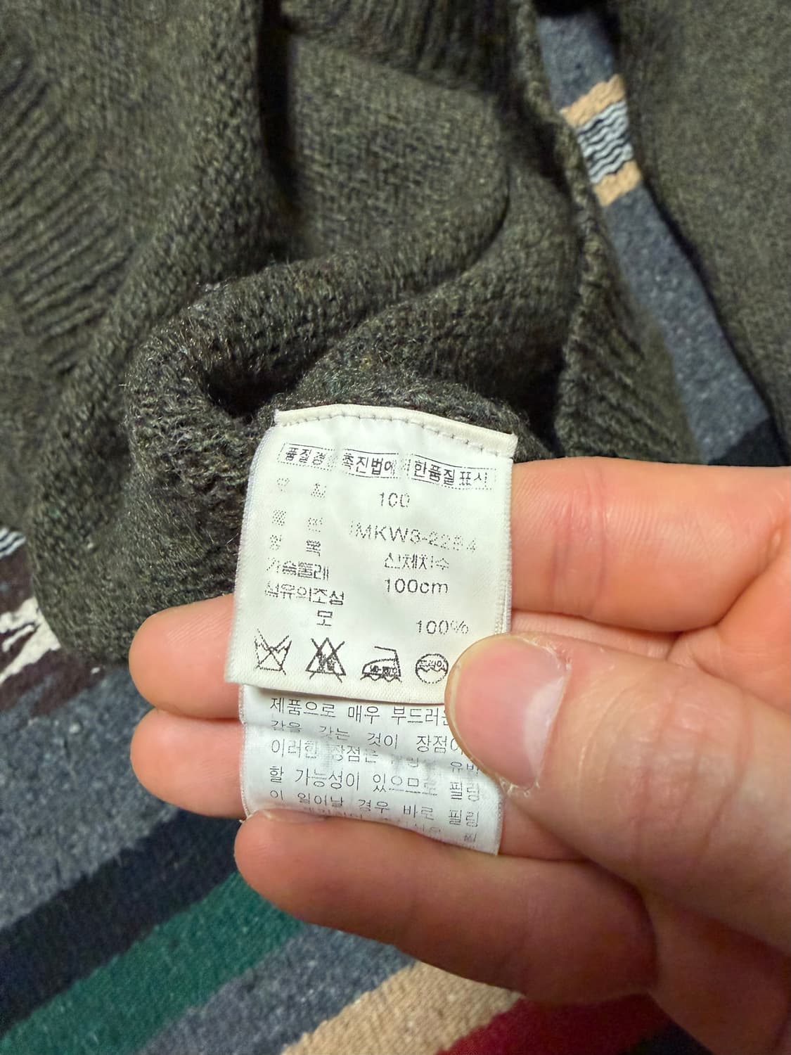 00‘s polo jeans high neck wool knit  상품이미지6